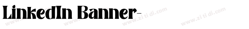LinkedIn Banner字体转换